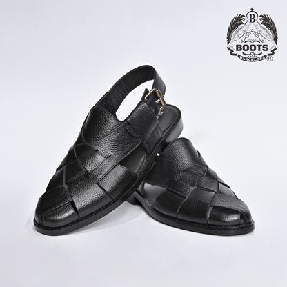 Handcrafted Leather Peshawari Chappal