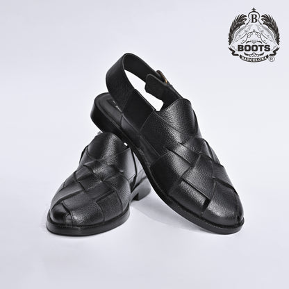 Handcrafted Leather Peshawari Chappal